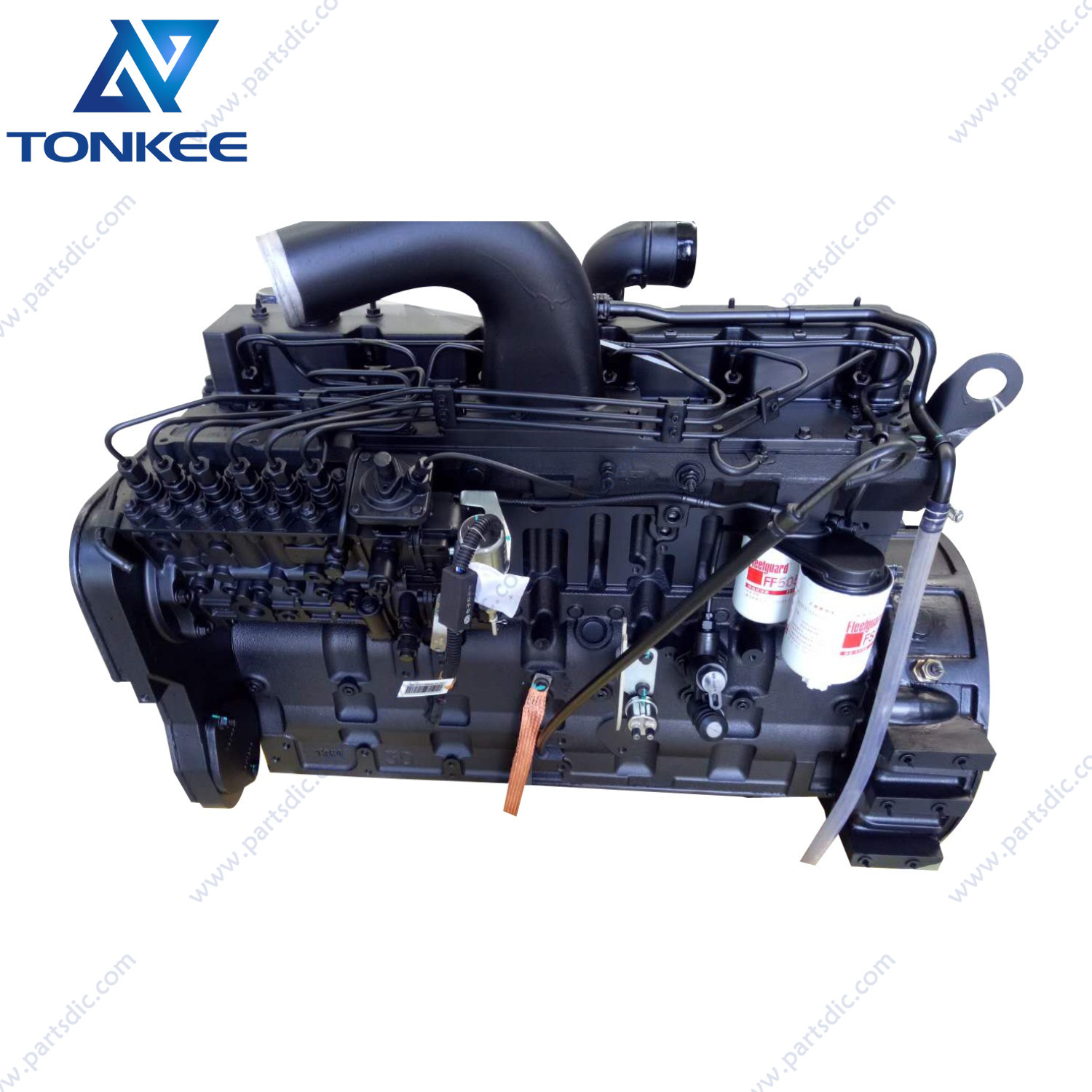 SAA6D114E-2 6D114 6CT8.3 6C8.3 180KW 2200RPM diesel engine assy PC300-7 PC300LC-7 excavator complete engine assy