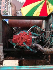 K3V112DT piston pump replace KOBELCO SK200-6 hydraulic pump K3V112DTP k3v112dt convert to sk200-6 excavator original pump